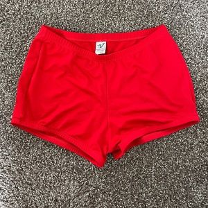 Varsity Red Cheer Shorts